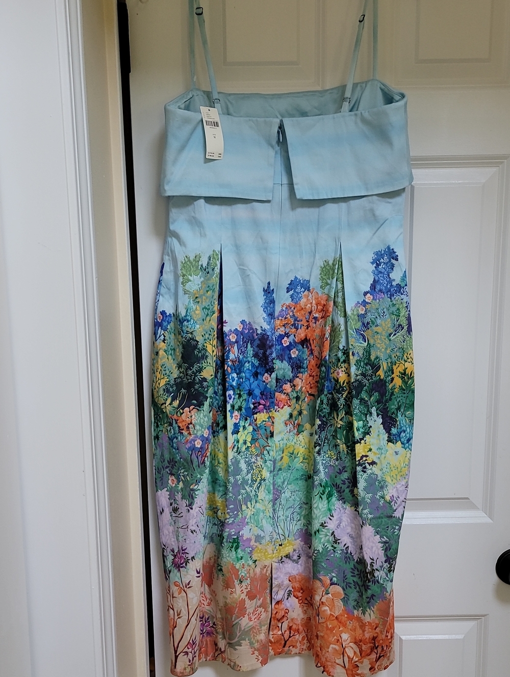 Anthropologie Sleeveless Foldover Knee-Length Dress - Picture 9 of 16